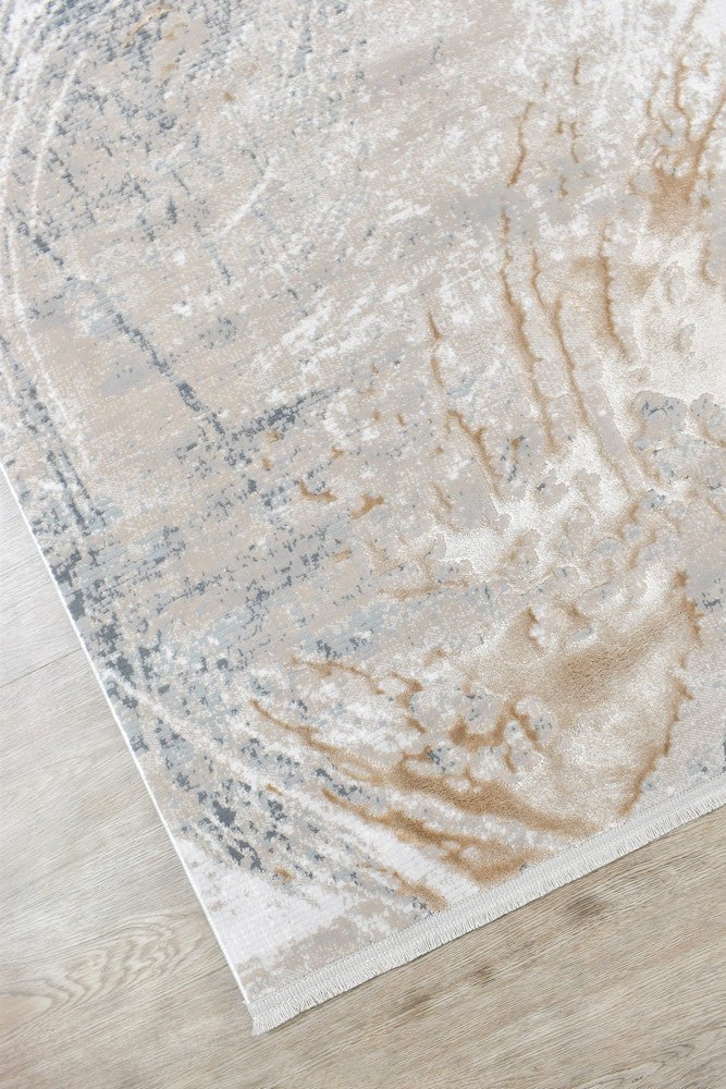 Rocco Bardia Grey Beige Rug