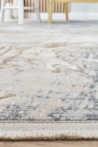 Rocco Bardia Grey Beige Rug