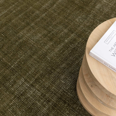 Hayat Loom Olive Green Indoor Outdoor Rug