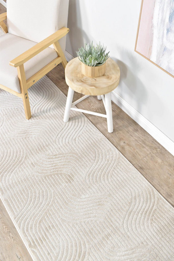 Taylor Almond Beige Runner Rug