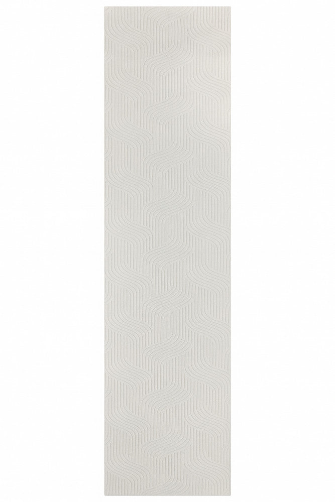 Taylor Ivory Velvet Runner Rug