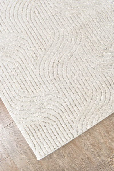 Taylor Ivory Velvet Runner Rug