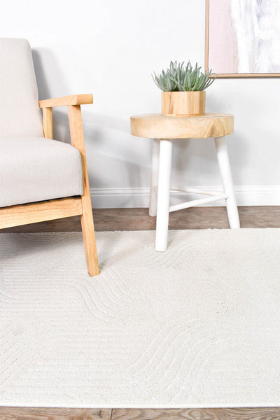 Taylor Ivory Velvet Runner Rug