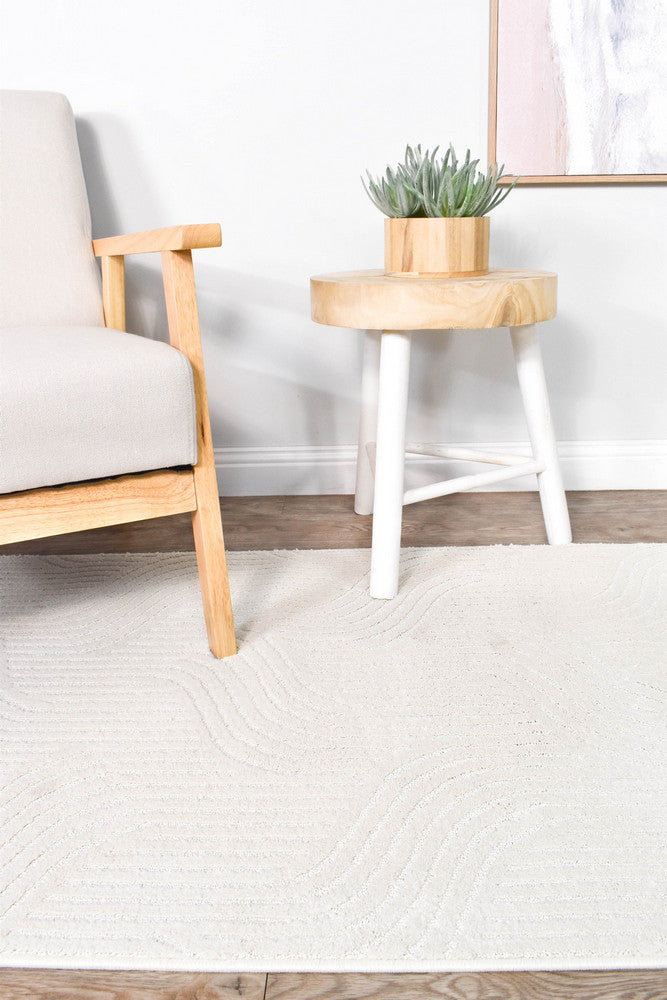 Taylor Ivory Velvet Runner Rug