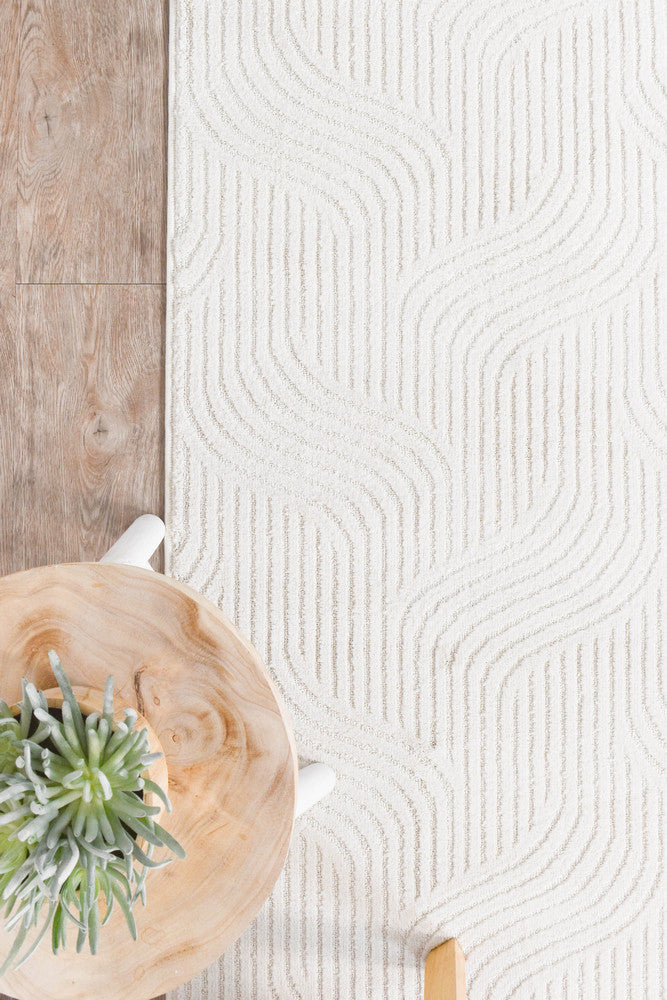 Taylor Ivory Velvet Runner Rug