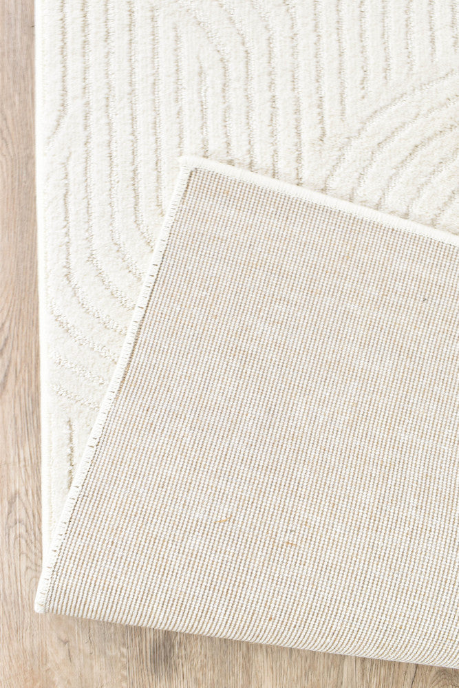 Taylor Ivory Velvet Runner Rug