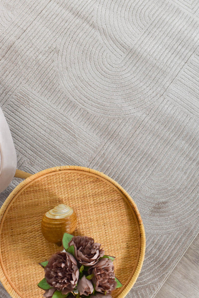 Taylor Taupe Modern Rug