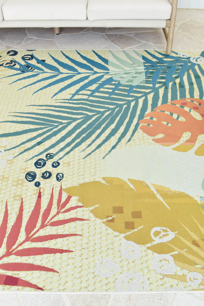 Yard Outdoor Indoor Sunset Designer Rug