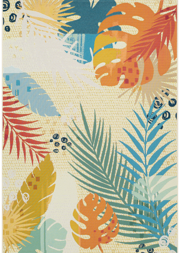 Yard Outdoor Indoor Sunset Designer Rug
