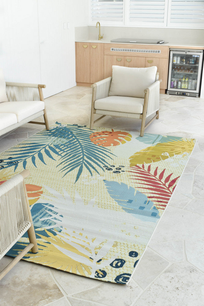 Yard Outdoor Indoor Sunset Designer Rug