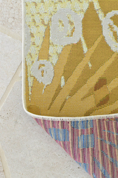 Yard Outdoor Indoor Sunset Designer Rug