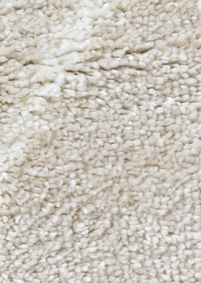 Noor Diamond Shaggy Cream Beige Rug