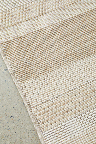 Courtyard Tokyo Natural Runner Rug