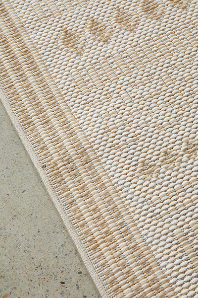 Courtyard Zurich Natural Outdoor Runner Rug