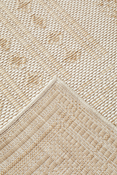 Courtyard Zurich Natural Outdoor Runner Rug