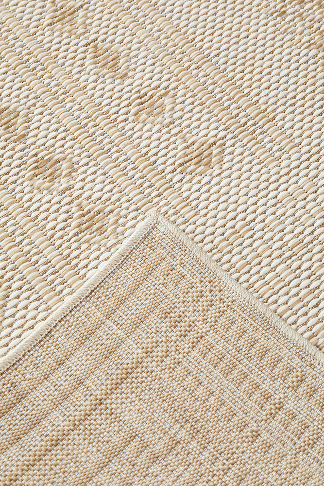 Courtyard Zurich Natural Outdoor Runner Rug