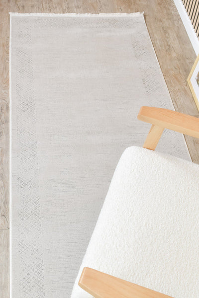 Rocco Alpine Beige Runner Rug