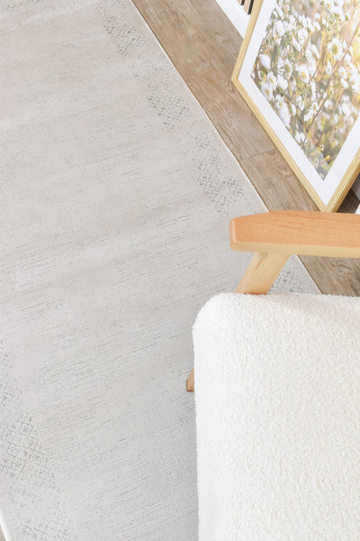 Rocco Alpine Beige Runner Rug