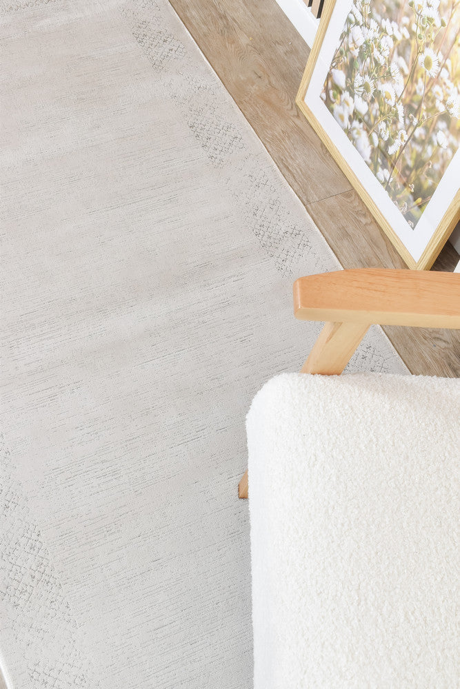 Rocco Alpine Beige Runner Rug