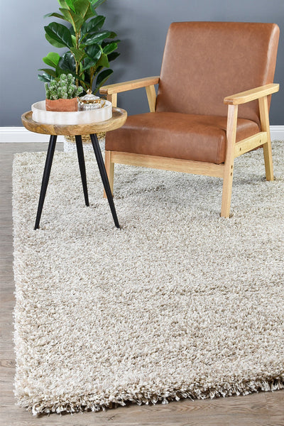 Pandora Plain Plush Shaggy Beige Rug,Rugs Online Rugs Sydney Melbourne Adelaide Brisbane Perth Australia, Fast & Free Shipping Australia-wide 