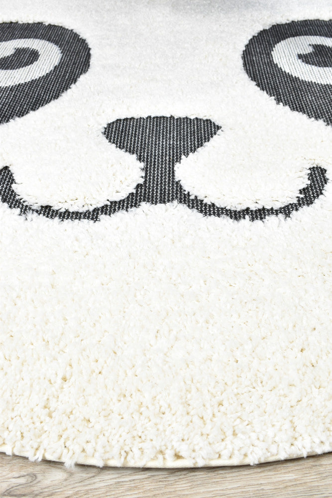 Kidding Around Smiley Panda 523 Rug