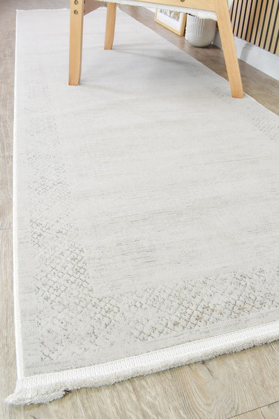 Rocco Alpine Beige Runner Rug