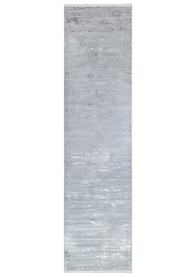 Rocco Snow Grey Runner Rug