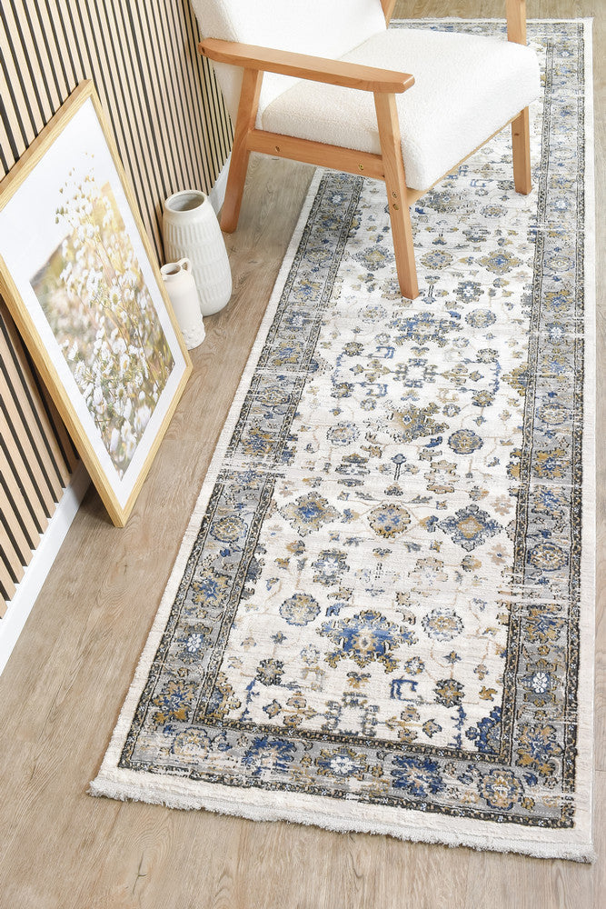 Rugbella Keshan Grey Grey Runner Rug, Rugs Online Rugs Sydney Australia, www.rugsonlinerugs.com.au