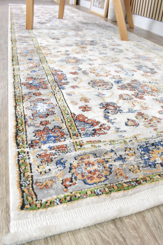Rugbella Keshan Multi Grey Runner Rug, Rugs Online Rugs Sydney Australia, www.rugsonlinerugs.com.au