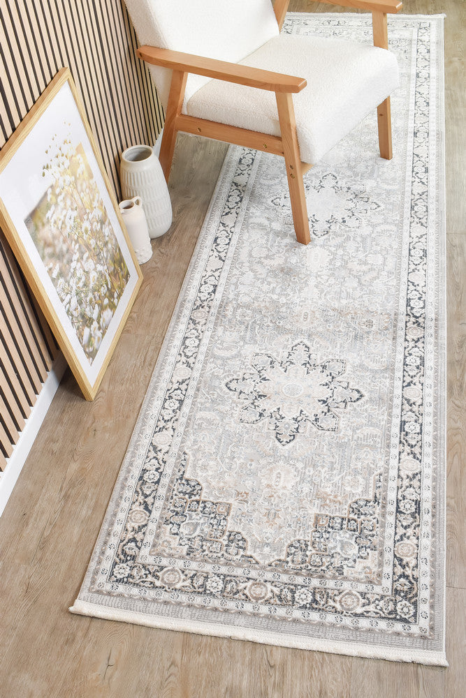 Rugbella Traditional Navy Cream Runner Rug, Rugs Online Rugs Sydney Australia, www.rugsonlinerugs.com.au