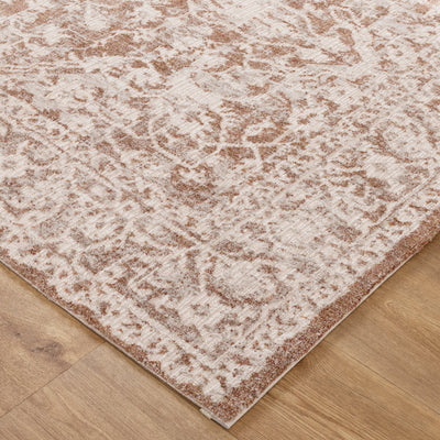 Harper Beige  Rust Vintage Tribal Heriz Rug 200
