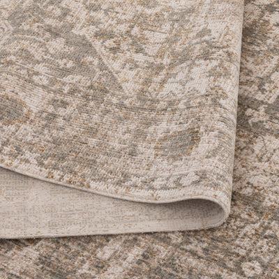 Harper Cream Olive Tribal Vintage Rug 600