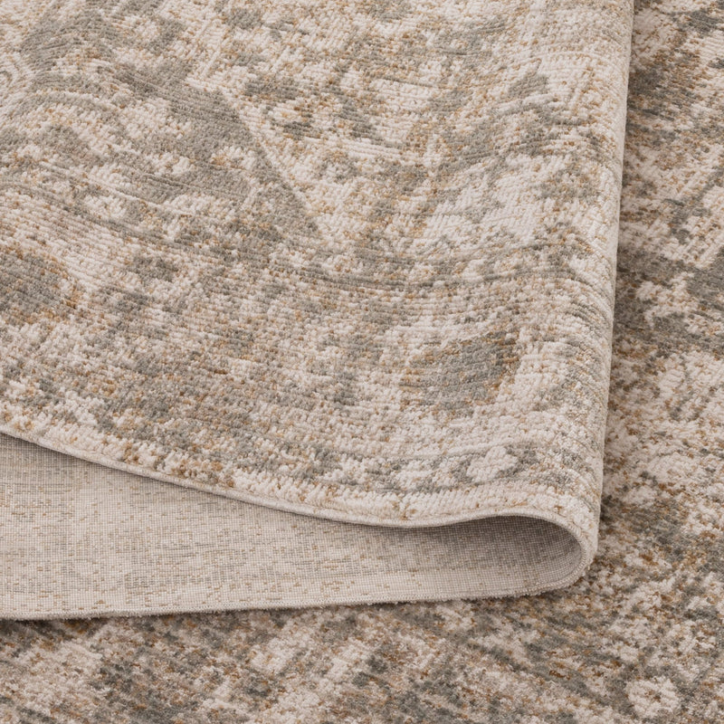Harper Cream Olive Tribal Vintage Rug 600