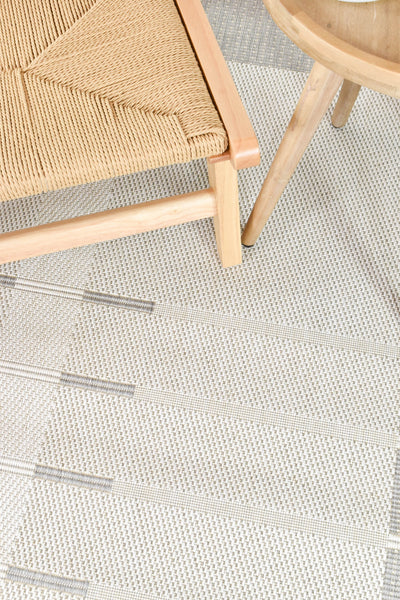 Kyoto Silver Cream Rug