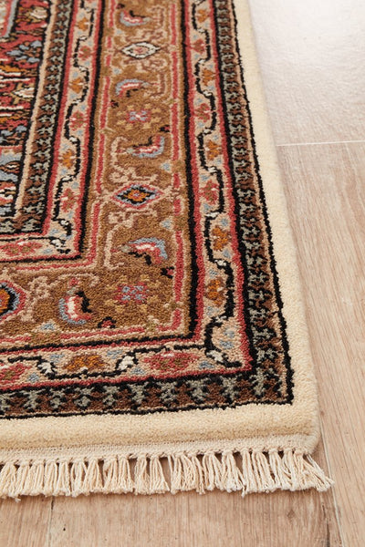 Indian Mahi Handmade 1033 Wool Rug 187X126CM