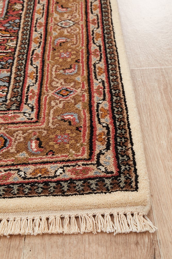 Indian Mahi Handmade 1033 Wool Rug 187X126CM