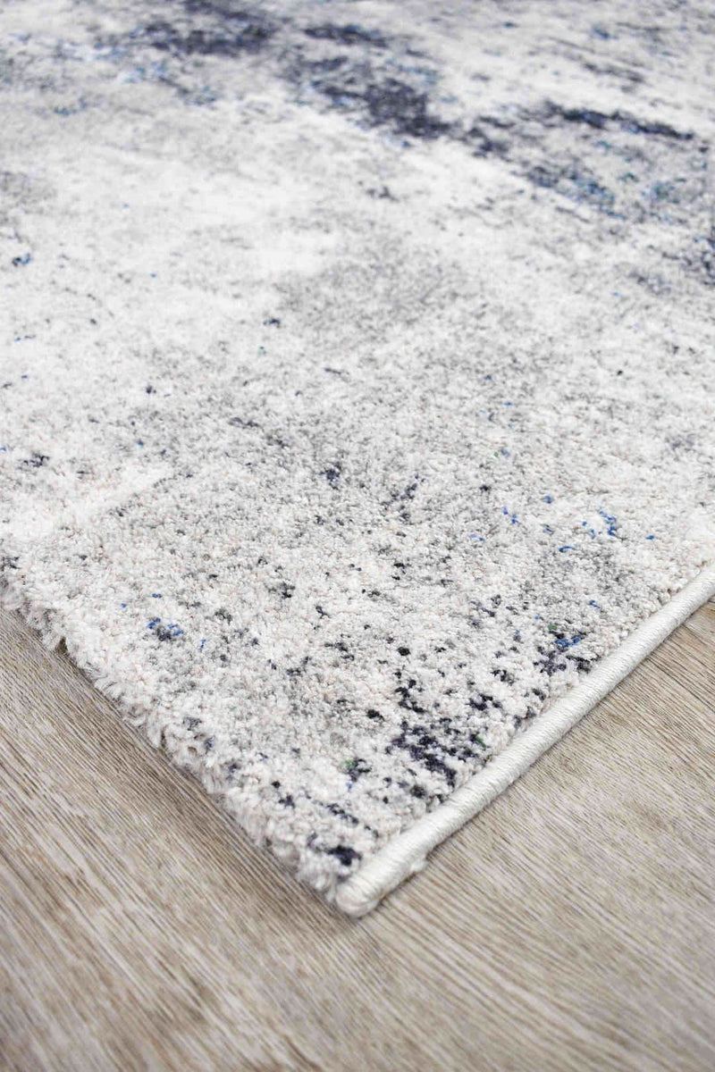 Jasper Blue Cloudy Runner Rug