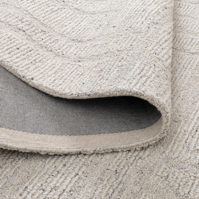 Oxley Pura Silver Modern Wool Rug