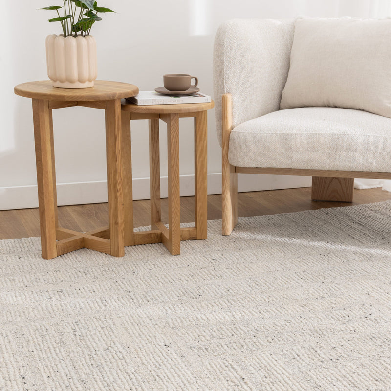Oxley Pura Silver Modern Wool Rug