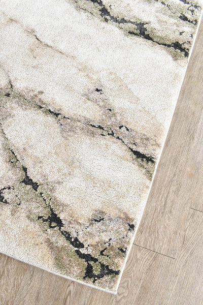 Carrara Sagefrost Marble Runner Rug
