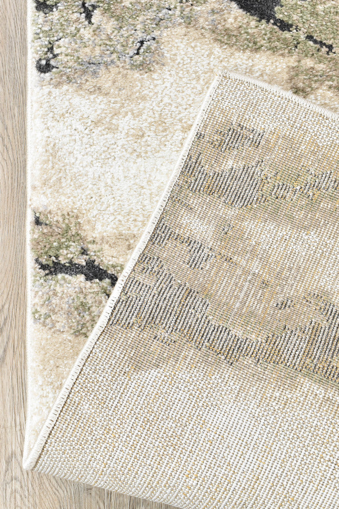 Carrara Sagefrost Marble Runner Rug