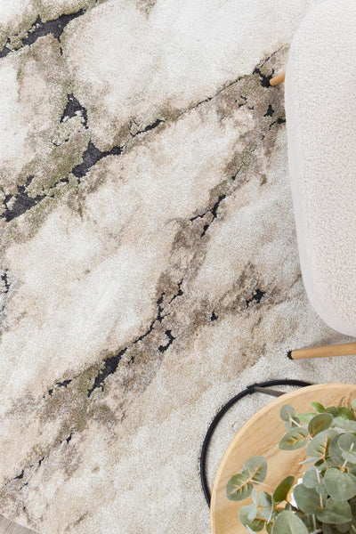 Carrara Sagefrost Marble Rug