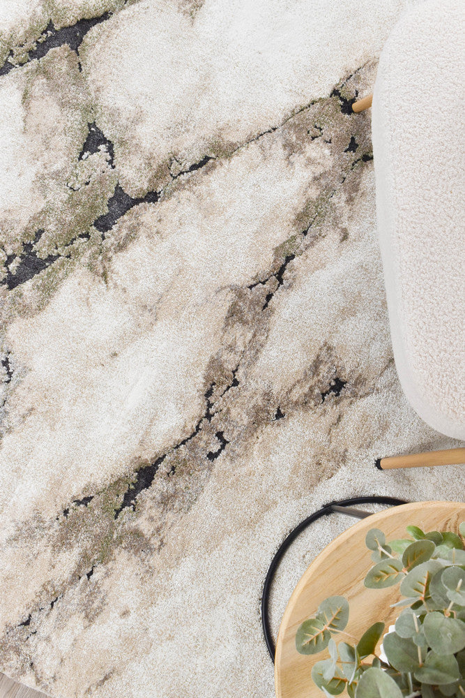 Carrara Sagefrost Marble Rug