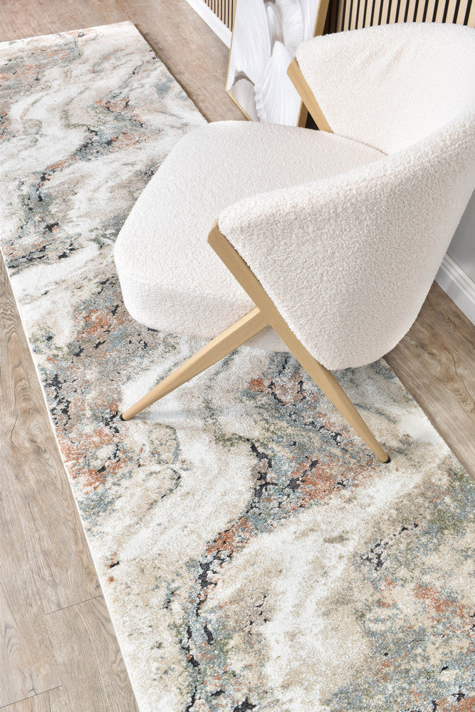 Carrara Lattice Mineral Runner Rug