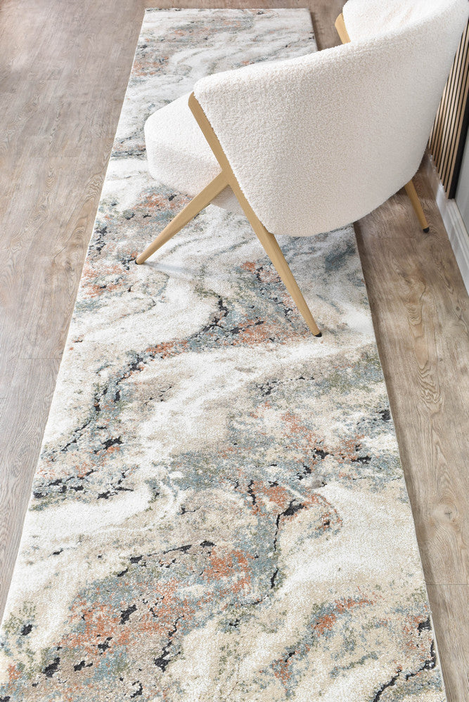 Carrara Lattice Mineral Runner Rug