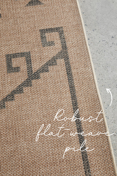 Solar Firuz Natural Washable Rug