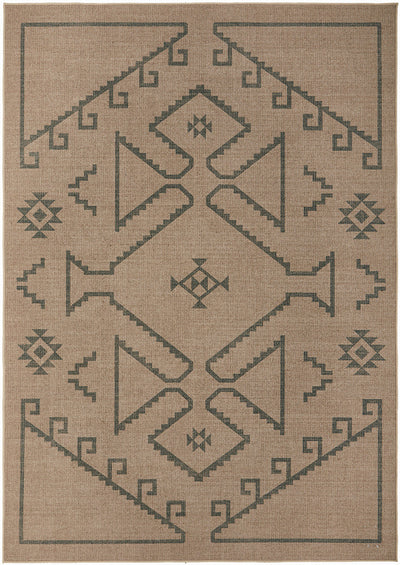 Solar Firuz Natural Washable Rug