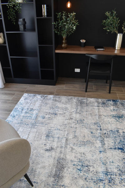 Sari Coastal Ocean Blue Rug