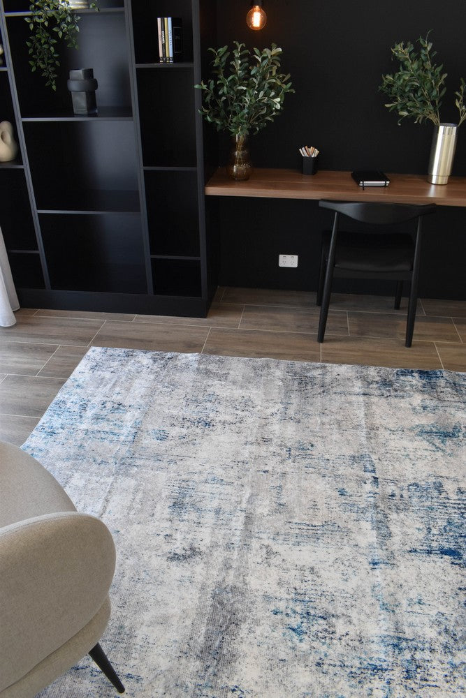 Sari Coastal Ocean Blue Rug