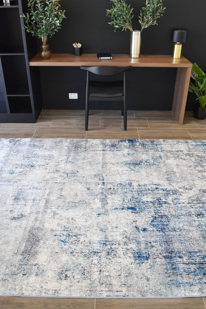 Sari Coastal Ocean Blue Rug